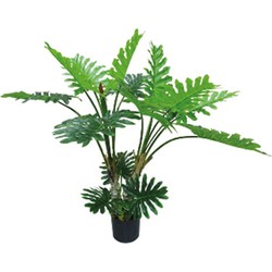 Buitengewoon de boet Kunstplant Philodendron 3-stam 120 cm - 