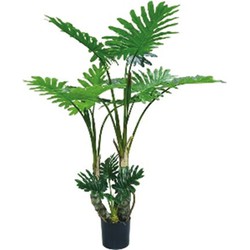 Buitengewoon de boet Kunstplant Philodendron 3-stam 160 cm - 