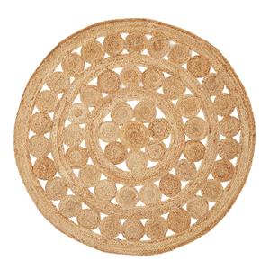 LA REDOUTE INTERIEURS Rond vloerkleed in jute, Aftas