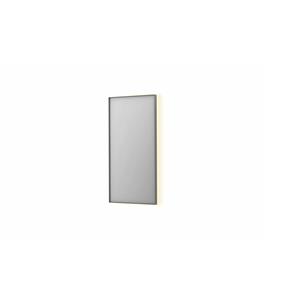 INK Spiegel  SP32 50x4x100 cm Incl. Indirect LED-Verlichting Rondom en Spiegelverwarming Geborsteld RVS