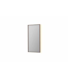 INK Spiegel  SP32 50x4x100 cm Incl. Indirect LED-Verlichting Rondom en Spiegelverwarming Geborsteld Koper
