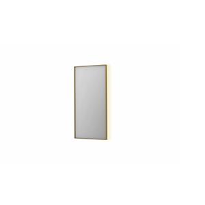 INK Spiegel  SP32 50x4x100 cm Incl. Indirect LED-Verlichting Rondom en Spiegelverwarming Geborsteld Mat Goud