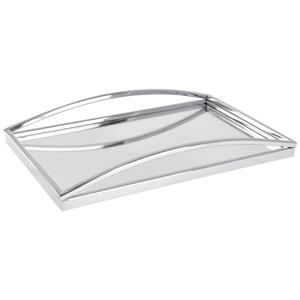 Vega Spiegel dienblad Aaina; 46x30.5x7 cm (LxBxH); zilver