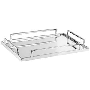 Vega Spiegel dienblad Manju; 47.5x30x6 cm (LxBxH); zilver