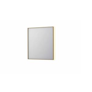 INK Spiegel  SP32 70x4x80 cm Incl. Indirect LED-Verlichting Rondom en Spiegelverwarming Geborsteld Mat Goud