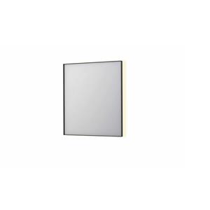 INK Spiegel  SP32 70x4x80 cm Incl. Indirect LED-Verlichting Rondom en Spiegelverwarming Mat Zwart