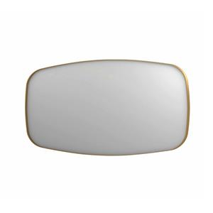 INK Spiegel  SP29 Contour 160x4x80 cm in Geborsteld Mat Goud