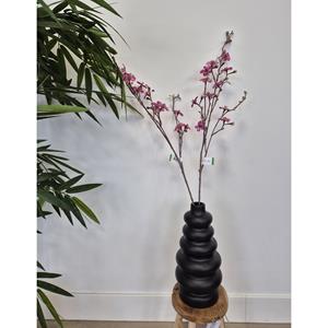 Emerald Kunstbloem bloesem Glamour - 2x - 96 cm - bordeaux rood - Kunst zijdebloemen -