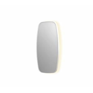 INK Spiegel  SP30 50x4x100 cm incl. Indirect LED-Verlichting Rondom en Spiegelverwarming Mat Wit