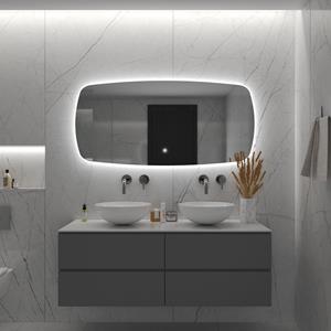 Boss & Wessing Badkamerspiegel BWS Torea 120x65cm Horizontaal LED
