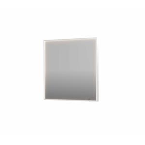 INK Spiegel  SP19 80x4x80 cm incl. direct LED-Verlichting Rondom en Spiegelverwarming Mat Wit