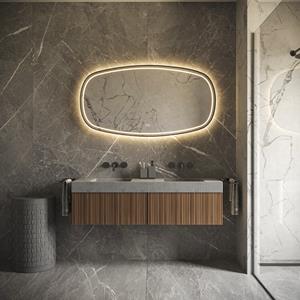 Hipp Design Spiegel  Phantom 009 Met Verlichting Incl. Spiegelverwarming (Alle Maten)