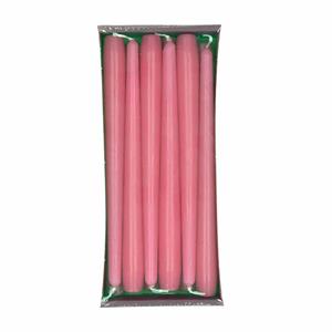 Enlightening Candles 36x Oud roze dinerkaarsen 25 cm 8 branduren -