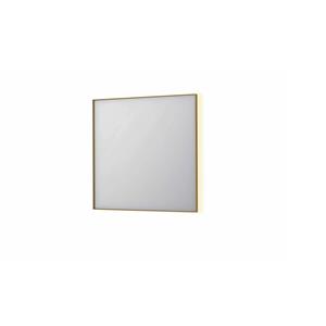 INK Spiegel  SP32 80x4x80 cm Incl. Indirect LED-Verlichting Rondom en Spiegelverwarming Geborsteld Mat Goud