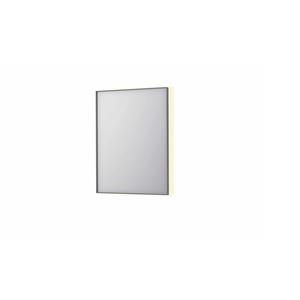 INK Spiegel  SP32 80x4x80 cm Incl. Indirect LED-Verlichting Rondom en Spiegelverwarming Geborsteld RVS
