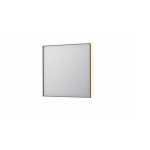INK Spiegel  SP32 80x4x80 cm Incl. Indirect LED-Verlichting Rondom en Spiegelverwarming Geborsteld Koper