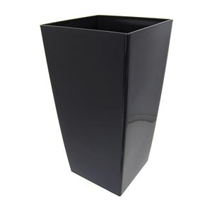 Vaas PIZA conisch, 3,5 l, hoogte 260 mm, VE = 3 stuks, zwart