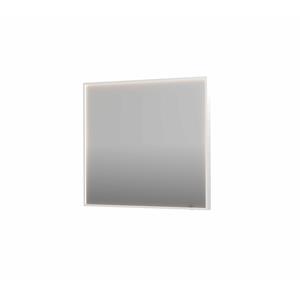 INK Spiegel  SP19 90x4x80 cm incl. direct LED-Verlichting Rondom en Spiegelverwarming Mat Wit