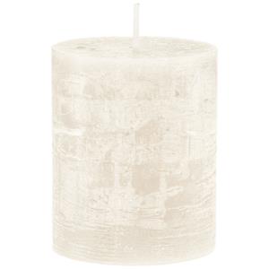 Gala Rustieke stompkaars Garland (6.8x8 cm); 6.8x8 cm (ØxH); wit; rond; 6 stuk / verpakking