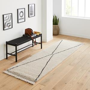 LA REDOUTE INTERIEURS Vloerkleed voor in de hall, in berberstijl, Luna