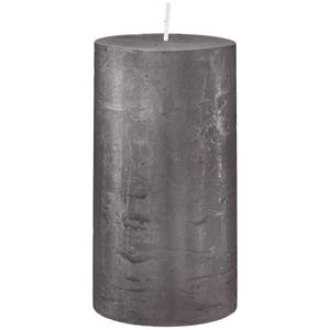 Gala Rustieke stompkaars Garland (6.8x13 cm); 6.8x13 cm (ØxH); grijs; rond; 6 stuk / verpakking