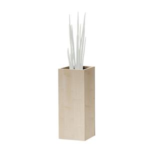 Plantenbak, heuphoog, voor 1 plant, ahornhoutdecor