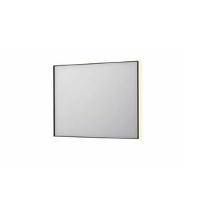 INK Spiegel  SP32 100x4x80 cm Incl. Indirect LED-Verlichting Rondom en Spiegelverwarming Mat Zwart