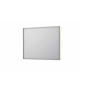 INK Spiegel  SP32 100x4x80 cm Incl. Indirect LED-Verlichting Rondom en Spiegelverwarming Geborsteld RVS