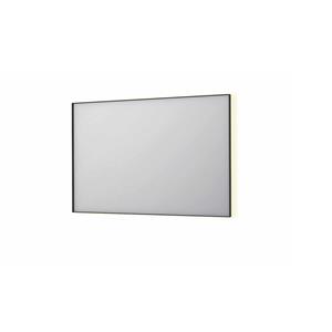 INK Spiegel  SP32 120x4x80 cm Incl. Indirect LED-Verlichting Rondom en Spiegelverwarming Mat Zwart