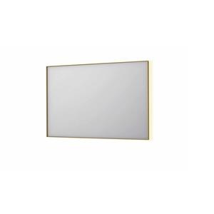 INK Spiegel  SP32 120x4x80 cm Incl. Indirect LED-Verlichting Rondom en Spiegelverwarming Geborsteld Mat Goud