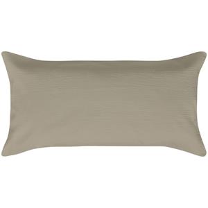 ERWIN M. Kussensloop Antila Seersucker; 40x80 cm (LxB); taupe