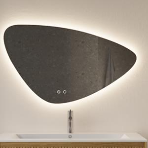 Gliss Design Spiegel  Strano Organic Framework Rond Verlichting Met Spiegelverwarming 120cm