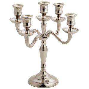 Vega Kandelaar Liva; 25x26.5 cm (ØxH); zilver