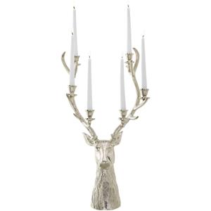 Vega Kandelaar Henri groot; 37x28x73 cm (BxDxH); zilver