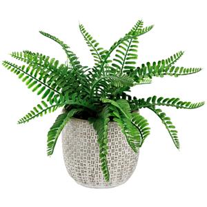 Vega Kunstplant Luara; 26 cm (H); groen/grijs