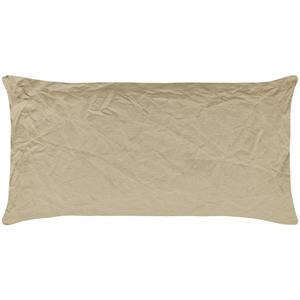 ERWIN M. Kussensloop Riala; 65x100 cm (LxB); linnenbeige