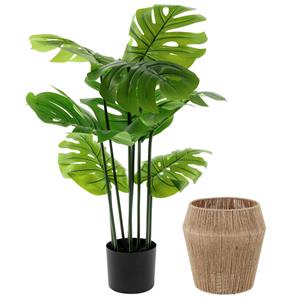 Vega Kunstplant Michiko met sierpot; meerkleurig
