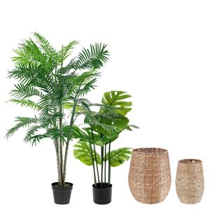 Vega Kunstplantenset 4-delig.; meerkleurig