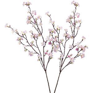 Emerald Kunst bloesemtak - 3x - 95 cm - roze - kunst zijdebloemen -