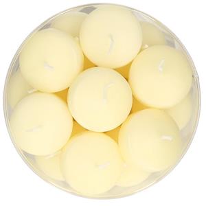 Enlightening Candles 56x Ivoor witte drijfkaarsen 5 cm 4 branduren -