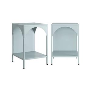 Sweeek  Nachtkastje, metalen bijzettafel (set van 2)
