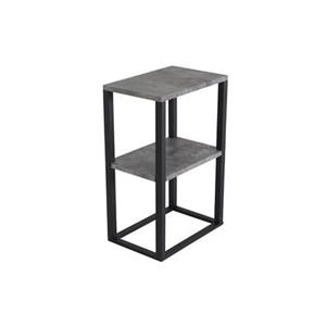 Fjôrd  Nachtkastje Zwart Betonlook - 55x30x70cm - Rise