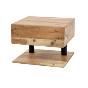 Fraaai  Sweep nachtkastje 35 cm acaciahout