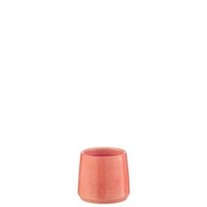 J-Line bloempot Rond - keramiek - roze - extra small - 2 stuks