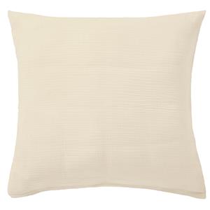 ERWIN M. Kussensloop Libra Musselin; 80x80 cm (LxB); beige