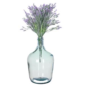 Bellatio Design Kunstbloem bos Lavendel/lavendula - 2x - cm - 5 takken - paars - kunst zijdebloem -