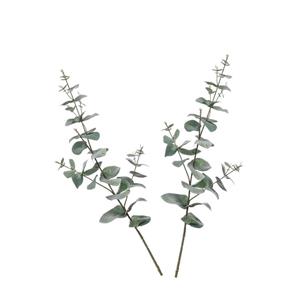 Shoppartners 2x Groene Eucalyptus kunsttakken kunstplanten 68 cm -