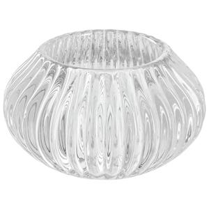 Theelichthouder Aarani; 11x6.5 cm (ØxH); transparant; 2 stuk / verpakking