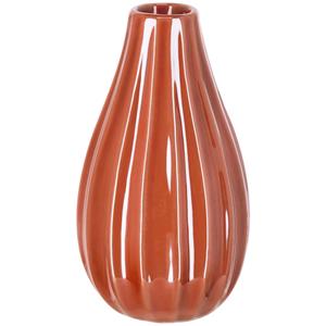 Vaas Alarika; 7.7x14 cm (ØxH); oranje; 2 stuk / verpakking