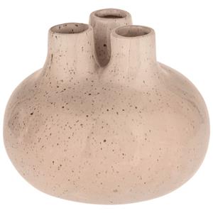 Vaas Cho; 14.5x11.5 cm (ØxH); bruin; rond